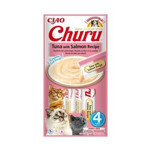 Ciao Churu cat snack tuňák s příchutí lososa 4x14 g obraz