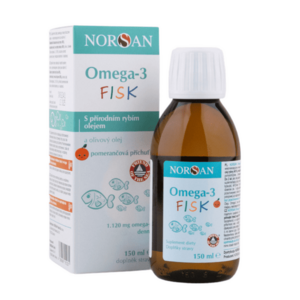 Norsan Omega-3 Fisk olej s pomerančovou příchutí 150 ml obraz