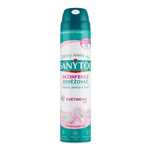 SANYTOL Dezinfekční osvěžovač vzduchu, ploch a textilií s vůní květin 300 ml obraz