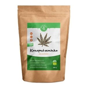 ZELENÁ ZEMĚ Konopné semínko neloupané 500 g BIO obraz