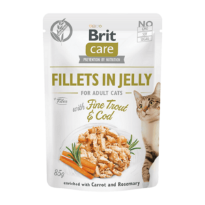 BRIT Care cat fillets with trout & cod kapsička pro kočky 85 g obraz