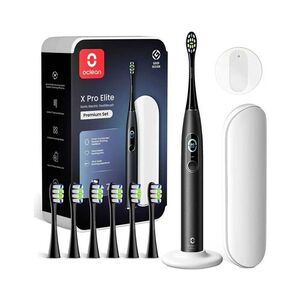 OCLEAN X Pro Elite Premium Set sonický kartáček černý + 7 hlavic obraz