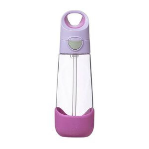 B.BOX Lahev na pití s brčkem sugar plum 600 ml obraz