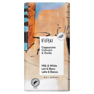 VIVANI Čokoláda cappuccino BIO 100 g obraz
