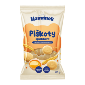 HAMÁNEK Špaldové piškoty 120 g obraz