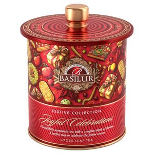 BASILUR Festive tea joyful celebrations černý čaj 75 g obraz