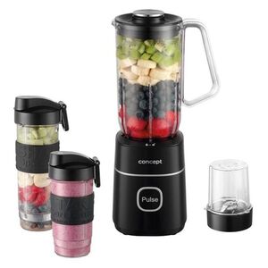 CONCEPT SM3490 Smoothie maker černá 700 W 1 l mlýnek a nádoba 570 ml obraz
