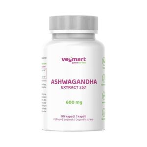 Vegmart Ashwagandha 600 mg 90 kapslí obraz