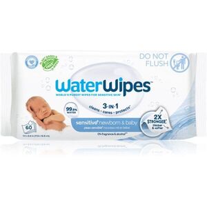 WaterWipes Baby Wipes dětské jemné vlhčené ubrousky 60 ks obraz