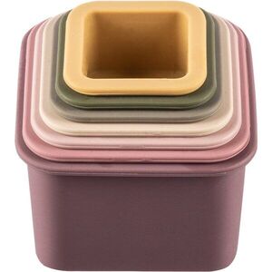 Zopa Silicone Stacking Cups stohovací kelímky Multicolor 6 m+ 7 ks obraz