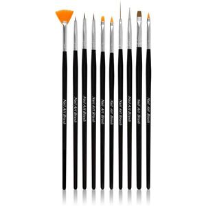 NEONAIL Nail Art Brushes sada štětců na nehty 10 ks obraz