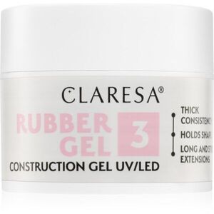 Claresa Rubber Gel Construction Gel UV/LED gelový lak pro prodloužení nehtů odstín 03 12 g obraz