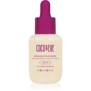Coco & Eve Sunny Honey Bronzing Face Drops samoopalovací kapky na obličej Dark Tan (new) 30 ml obraz