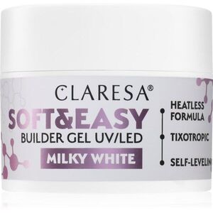Claresa Soft&Easy Builder Gel podkladový gel na nehty odstín Milky White 45 g obraz