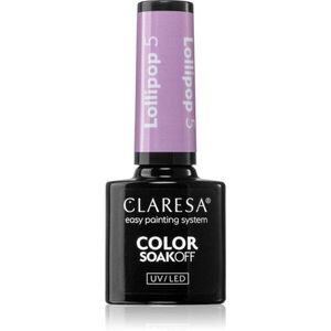 Claresa SoakOff UV/LED Color Lollipop gelový lak na nehty odstín 5 g obraz