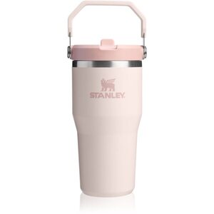 Stanley IceFlow™ Flip Straw Tumbler nerezová láhev na vodu Rose Quartz 600 ml obraz