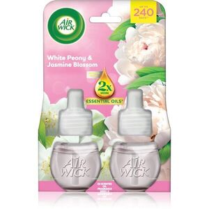 Air Wick Essential Oils White Peony & Jasmine Blossom náplň do elektrického difuzéru 2x19 ml obraz