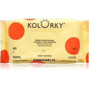 Kolorky Wet Wipes Hamamelis dětské jemné vlhčené ubrousky 60 ks obraz