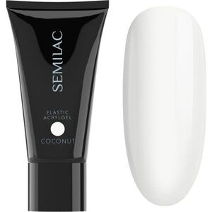 Semilac Elastic Acrylgel akrylátový gel na nehty odstín Coconut 30 g obraz