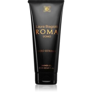 Laura Biagiotti Roma Uomo Nero Estremo sprchový gel pro muže 200 ml obraz