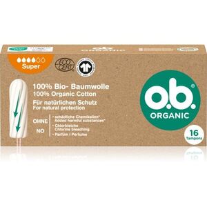 o.b. Organic Super tampony 16 ks obraz