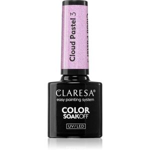 Claresa SoakOff UV/LED Color Cloud Pastel gelový lak na nehty s použitím UV/LED lampy odstín 3 5 g obraz