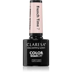 Claresa SoakOff UV/LED Color French Time gelový lak na nehty s použitím UV/LED lampy odstín 7 5 g obraz