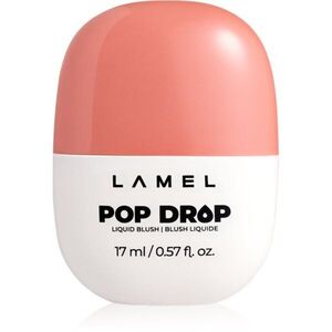LAMEL Pop Drop Liquid Blush tekutá tvářenka odstín 01 Cotton Candy 17 ml obraz