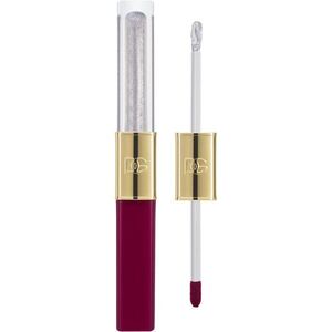 Dolce&Gabbana Make It Double! Lip Tint & Gloss Duo dlouhotrvající rtěnka a lesk na rty 2 v 1 odstín 06 Grape Soda - Berry & Silver Shimmer 2x2 ml obraz