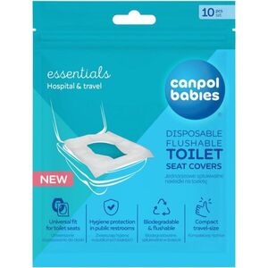 Canpol babies Toilet Seat Covers hygienická jednorázová WC podložka 10 ks obraz