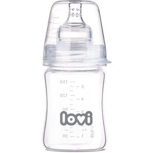 LOVI Glass skleněná kojenecká láhev 0m+ 150 ml obraz