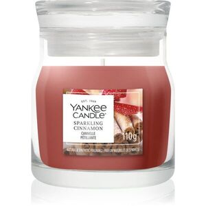 Yankee Candle Sparkling Cinnamon vonná svíčka Signature 110 g obraz