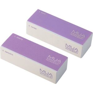MUA Makeup Academy 4 Way Nail Block čtyřstranný lešticí blok na nehty 2x1 ks obraz