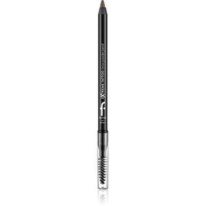 flormar Extreme Tattoo Brow Powder Pencil dlouhotrvající tužka na obočí s pudrovým efektem odstín 001 Brown 1.2 g obraz