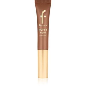 flormar Puffy Liquid Contour konturovací krém s aplikátorem odstín 002 Hot Chocolate 12 ml obraz