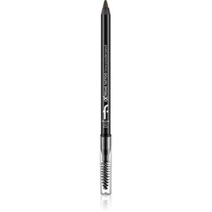 flormar Extreme Tattoo Brow Powder Pencil dlouhotrvající tužka na obočí s pudrovým efektem odstín 003 Dark Brown 1.2 g obraz
