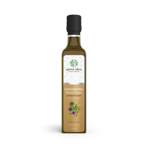 Ostropestřec mariánský – třtinový sirup 250 ml – Green idea obraz