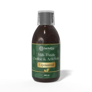 Lipozomální Ostropestřec, Cholin & Artyčok - 200 ml - Herbatica obraz