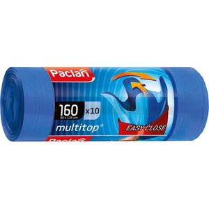 Paclan Multitop pevné vrecia na odpad uväzovacie rohy 160l 10ks obraz