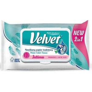 Velvet toaletný papier vlhčený 2v1 Intima 48ks obraz