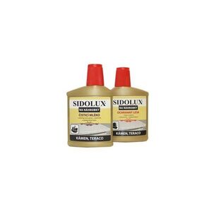 SIDOLUX duopack na ošetrenie náhrobných kameňov (čistič 330ml + ochranný lesk 250ml) obraz