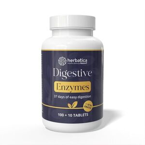 Trávicí enzymy – 37 dní lehkého trávení – 110 tablet – Herbatica obraz