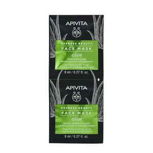 APIVITA Express Beauty Aloe pleťová maska 2x8 ml obraz