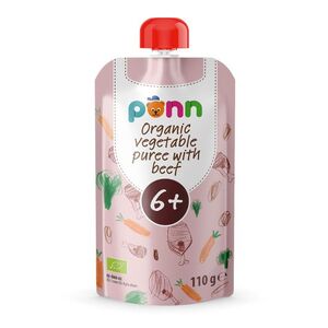 SALVEST Põnn BIO Hovězí maso se zeleninovým pyré 100 g obraz