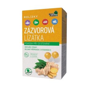 Naturprodukt Rolízky zázvorová lízátka 4 ks obraz