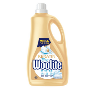 Woolite Keratin tekutý prací prostředek na bílé a světlé prádlo 3, 6 l obraz