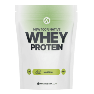 Kulturistika.com New 100% Whey Protein 800g - marcipán obraz