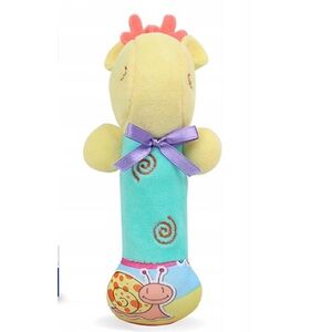 TULIMI Plyšové chrastítko, Baby Giraffe - modré obraz