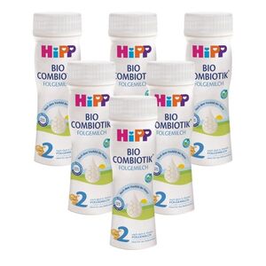 Hipp 2 BIO Combiotik Pokračovací mléčná kojenecká výživa 6x200 ml obraz