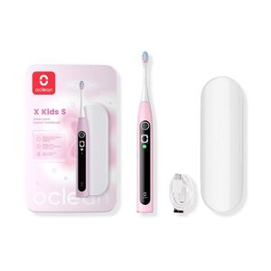 Oclean X Kids set sonický kartáček růžový obraz